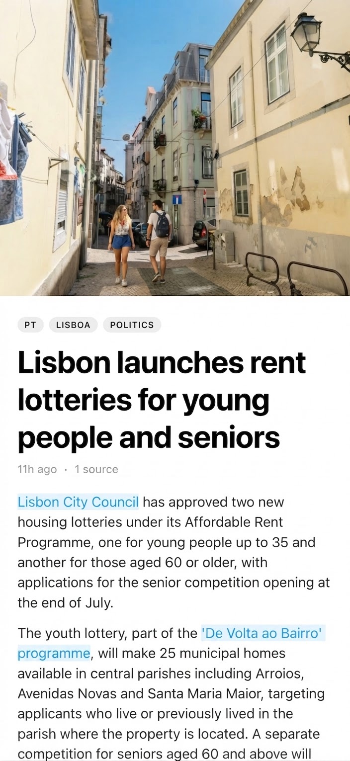 A Beyond News article, translated and readable, with tappable entities