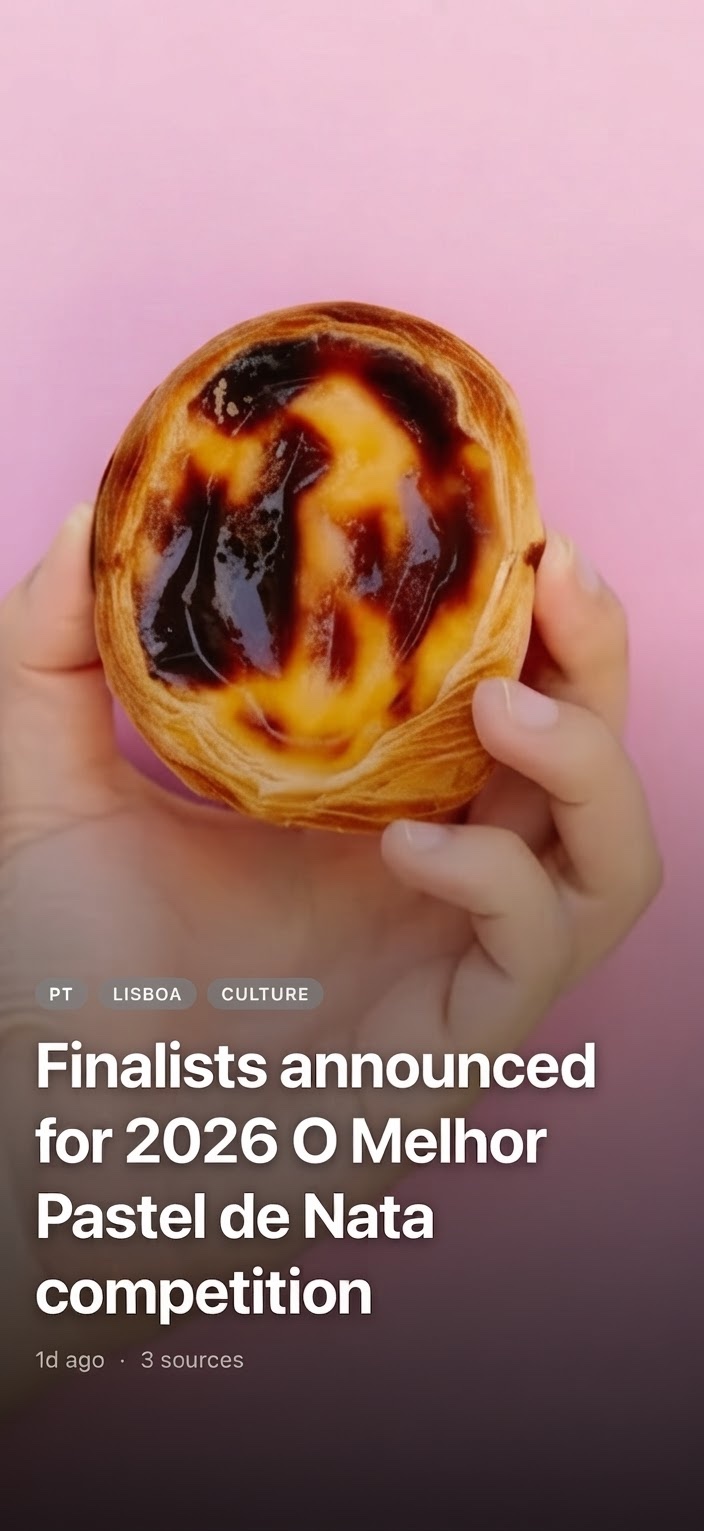 Beyond News feed — a Lisbon culture story, full-bleed